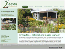 Tablet Screenshot of esser-garten.de